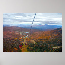 Aussicht vom Mansfield, Vermont, im Herbst Poster