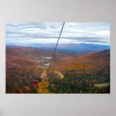 Aussicht vom Mansfield, Vermont, im Herbst Poster (Vorne)
