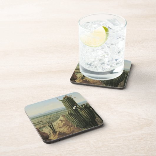 Aussicht vom Maricopa Berg in der Nähe von Rio Gil Getränkeuntersetzer (Rechte Seite)