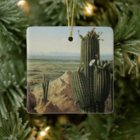 Aussicht vom Maricopa Berg in der Nähe von Rio Gil Keramikornament (Baum)