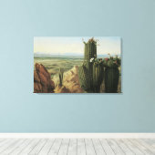 Aussicht vom Maricopa Berg in der Nähe von Rio Gil Leinwanddruck (Insitu (Holzboden))