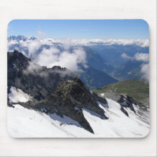 Aussicht vom Mont Fort, Schweiz Mousepad
