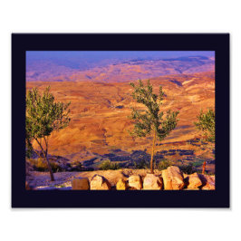 Aussicht vom Monte Nebo Fotodruck