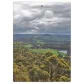 Aussicht vom Mount Buninyong Klemmbrett (Rückseite)