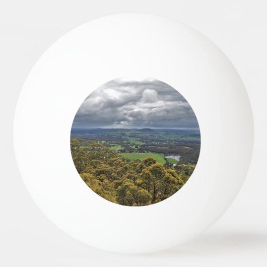 Aussicht vom Mount Buninyong Ping Pong Ball Tischtennisball (Vorderseite)
