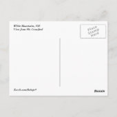 Aussicht vom Mt. Crawford Postkarte (Rückseite)