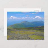 Aussicht vom Mt Washington NH Postkarte (Vorne/Hinten)