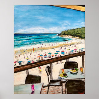 Aussicht vom Noosa Surf Club Poster