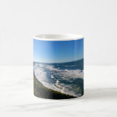 Aussicht vom Nord Head Lighthouse, Washington Kaffeetasse (Mittel)