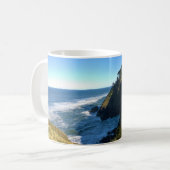 Aussicht vom Nord Head Lighthouse, Washington Kaffeetasse (Vorderseite Links)