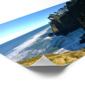Aussicht vom Nord Head Lighthouse, Washington Poster (Ecke)