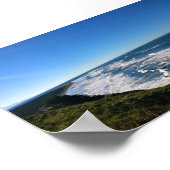 Aussicht vom Nord Head Lighthouse, Washington Poster (Ecke)