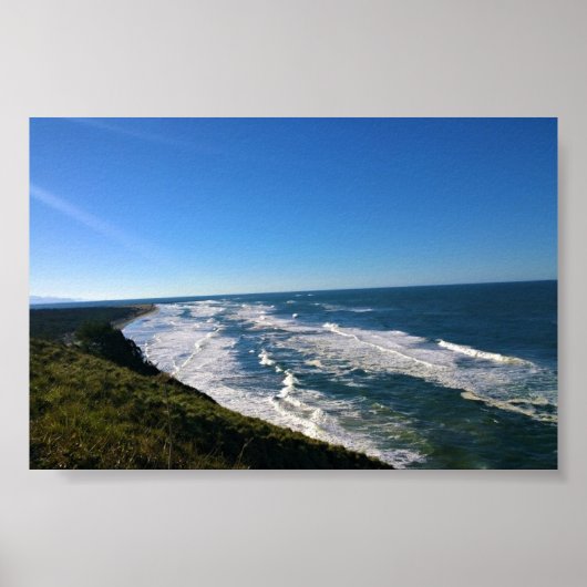 Aussicht vom Nord Head Lighthouse, Washington Poster (Vorne)