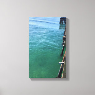 Aussicht vom Pier, Newport Beach, Kalifornien Leinwanddruck