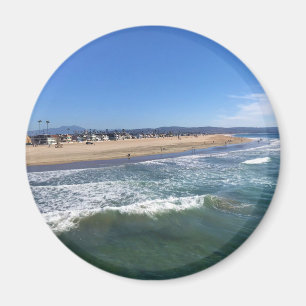 Aussicht vom Pier, Newport Beach, Kalifornien Magnet