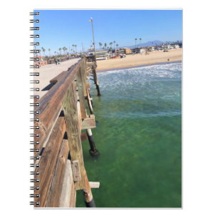Aussicht vom Pier, Newport Beach, Kalifornien Notizblock