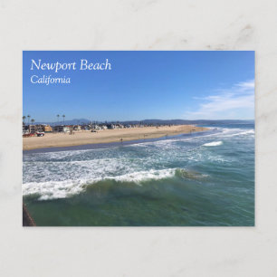 Aussicht vom Pier, Newport Beach, Kalifornien Postkarte