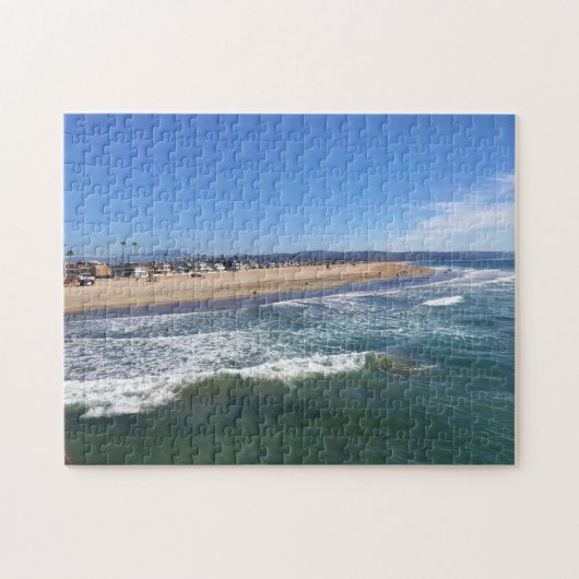 Aussicht vom Pier, Newport Beach, Kalifornien Puzzle (Horizontal)