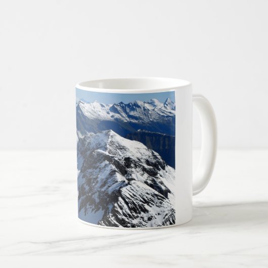Aussicht vom Schilthorn Kaffeetasse (VorderseiteRechts)