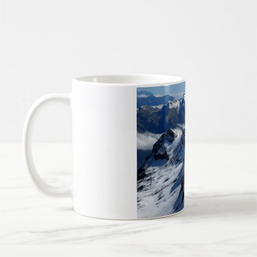 Aussicht vom Schilthorn Kaffeetasse (Links)