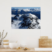 Aussicht vom Schilthorn Poster (Küche)