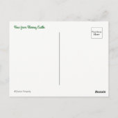 Aussicht vom Schloss Blarney Postkarte (Rückseite)