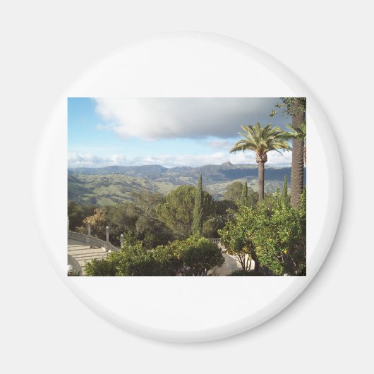 Aussicht vom Schloss Hearst Magnet (Vorne)