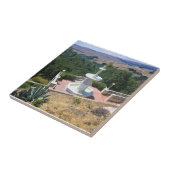 Aussicht vom Schloss Hearst, San Simeon, Kaliforni Fliese (Seite)