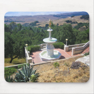 Aussicht vom Schloss Hearst, San Simeon, Kaliforni Mousepad