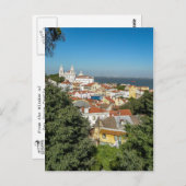 Aussicht vom Schloss Sao Jorge (Vert) - Postkarte (Vorne/Hinten)
