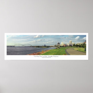 Aussicht vom Tom Lee Park - Memphis, TN Poster