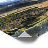 Aussicht vom Vulkan Hverfjall, Island Poster (Ecke)