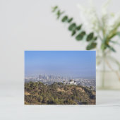 Aussicht vom Wanderweg im Griffith Park Postkarte (Stehend Vorderseite)