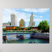 Aussicht vom Waterplace Park Poster (Vorne)