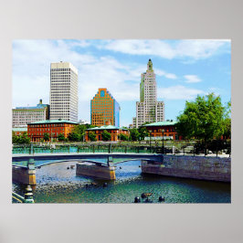 Aussicht vom Waterplace Park Poster