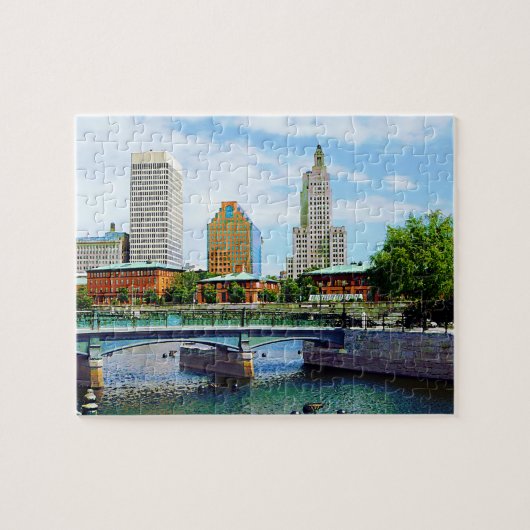 Aussicht vom Waterplace Park, Providence, RI Puzzle (Horizontal)