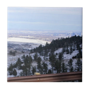 Aussicht vom Windy Saddle Park, Golden, Colorado Fliese