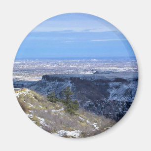Aussicht vom Windy Saddle Park, Golden, Colorado Magnet
