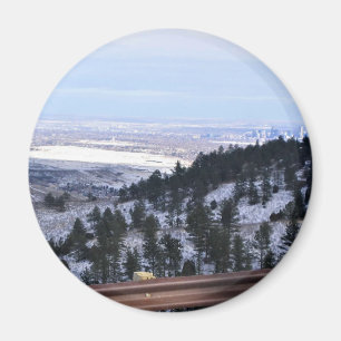 Aussicht vom Windy Saddle Park, Golden, Colorado Magnet