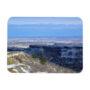 Aussicht vom Windy Saddle Park, Golden, Colorado Magnet