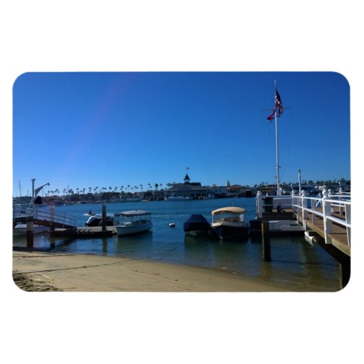 Aussicht von Balboa Island, Newport Beach, Kalifor Magnet (Horizontal)