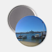 Aussicht von Balboa Island, Newport Beach, Kalifor Magnet (Vorderseite/Rückseite)