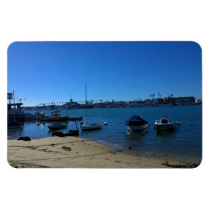 Aussicht von Balboa Island, Newport Beach, Kalifor Magnet