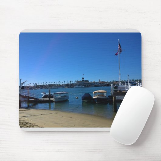 Aussicht von Balboa Island, Newport Beach, Kalifor Mousepad (Mit Mouse)