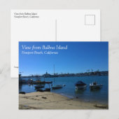 Aussicht von Balboa Island, Newport Beach, Kalifor Postkarte (Vorne/Hinten)