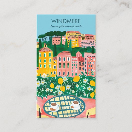 Aussicht von Balcony Vacation Rentals Realtor QR A Visitenkarte (Vorderseite)