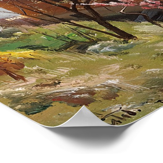 Aussicht von Bellagio auf den Comer See - 1920 | V Poster (Ecke)