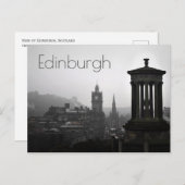 Aussicht von Calton Hill, Edinburgh, Schottland Postkarte (Vorne/Hinten)