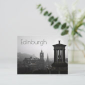 Aussicht von Calton Hill, Edinburgh, Schottland Postkarte (Stehend Vorderseite)