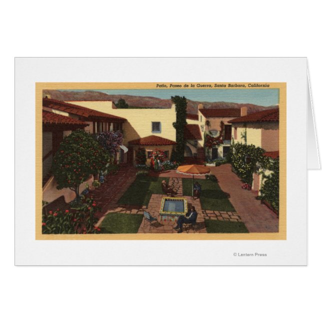 Aussicht von De la Guerra Patio & Shops (Vorderseite (Horizontal))